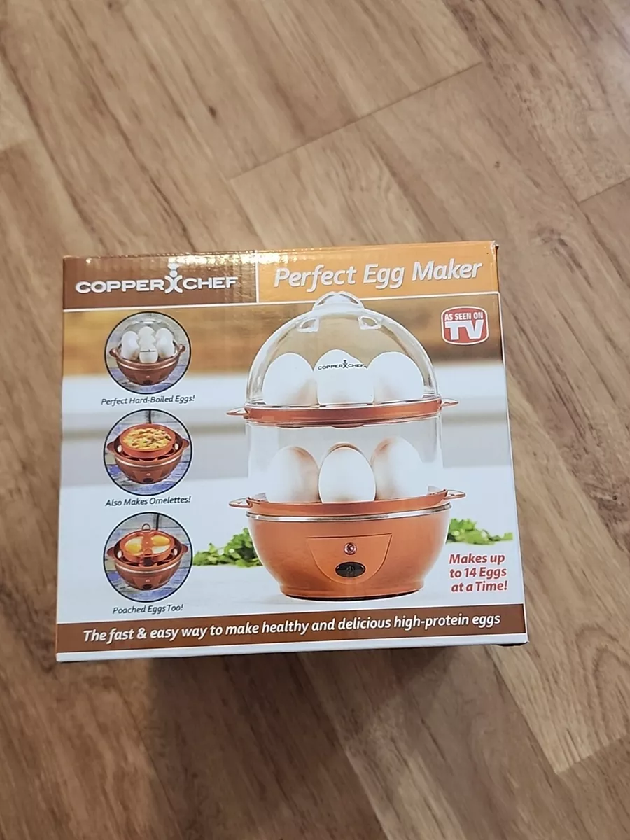 Copper Chef Perfect Egg Precise & Effortless Automatic Egg Maker Cooker 14  Eggs