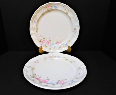 Free Shipping Set Of 8 Pfaltzgraff Tea Rose Dinner Plates Kitchen Dining Home Living