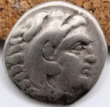 Kingdom of Macedon | Alexander III the Great | AR Drachm | Lampsakos | Antigonos