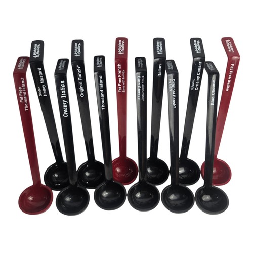 Lot Of 12 Hidden Valley Cambro Salad Dressing Ladle Assortment Restaurant Buffet