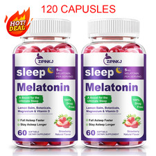  2 Pack 60 Caps Relaxium Sleep Natural Dietary Supplement for Better Sleep