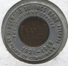 Ridgewood NY 1946 Encased Cent Ridgewood Savings Bank See Scans — photo 1