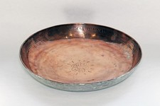 Antike nahöstliche Schale / Teller aus Kupfer verzinnt - Orient Persien