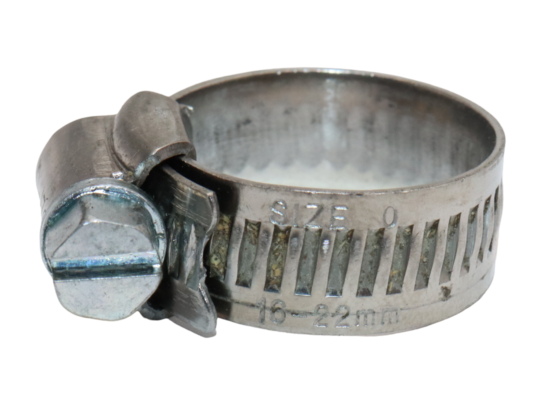 5x Jubilee Hose Clamp 16–22mm Stainless Steel 304
