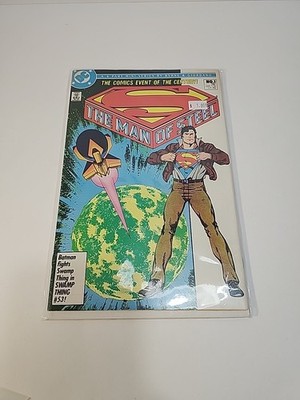 MAN OF STEEL NO 1 & NO 2 DC COMIC BOOK