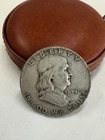1951 Benjamin Franklin Half Dollar 50C Philadelphia No Mint Mark Circulated 90%