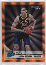 2019-20 Panini Donruss Rated Rookie Holo Orange Laser Goga Bitadze #217 6k2