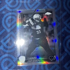 2025 Topps Chrome Update Danny Jansen Negative Refractor #USC122 Brewers