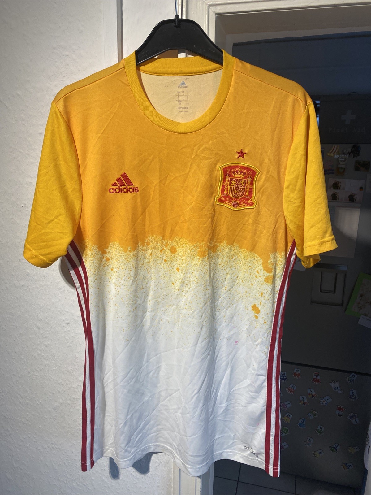 Spain Adidas Football Training Top Large 