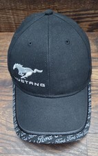 Ford Mustang Black Ballcap NEW