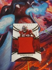 2025 Immaculate Patrick Willis Jerseys Patch Relic 1/49!!