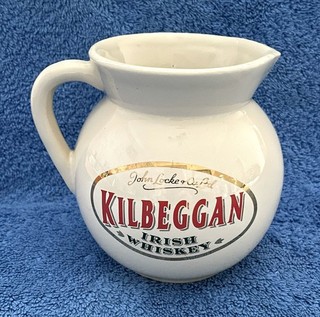 John Locke & Co – Kilbeggan Irish Whiskey Water Jug – Fontaine Belgium Rare
