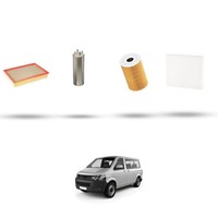 Hoffcar Wartungsset - 4 Filter Kompatibel Mit Vw Transporter 2.0 Tdi (7E,7F)