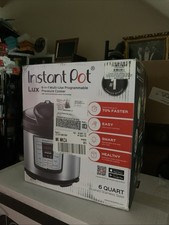 Instant Pot Lux 6 Qt 6-in-1 Programmable Pressure Cooker New In Sealed Box .