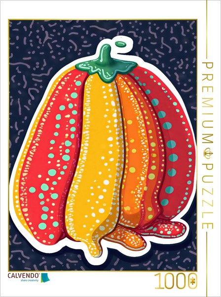 Calvendo Puzzle Large Pumpkin | 1000 Pieces, Finished Size 25.2 × 18.9 In (64 ×-image