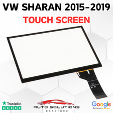 VW VOLKSWAGEN SHARAN 2015-2019 TOUCH SCREEN DIGITIZER MEDIA HEAD UNIT SAT NAV