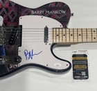 BARRY MANILOW SIGNED CUSTOM ELECTRIC GUITAR POP LEGEND JSA COA — photo 2