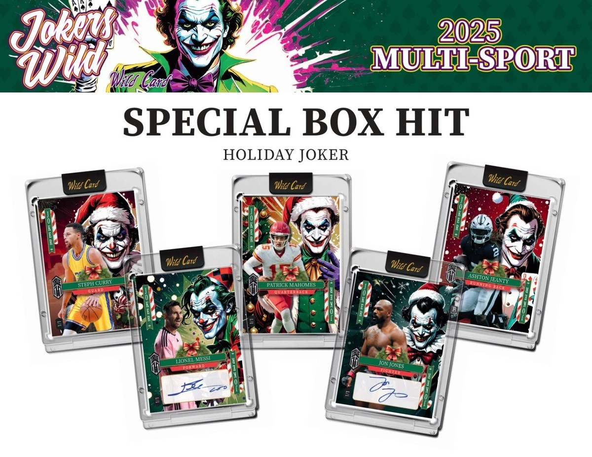 1 PACK 2025 Wild Card Jokers Wild GOD Brick Multi-Sport PACK ALL 1