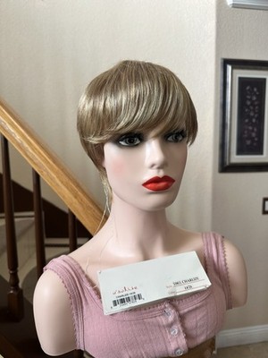 NIB Jon Renau Light Blond and Copper Synthetic Straight Hair Short Wig Charlize