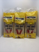 3-Pack Victor Large Reusable Snap Trap Rodent Rats ~ New