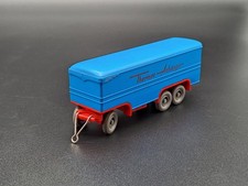 Wiking 1:87 Krupp Titan Thermos Anhänger blau / Schrift rot RAR