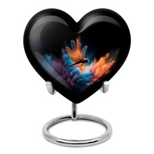 Keepsake Heart Urns 3Inch for Ashes Cremation Urn for Human Ashes Funeral