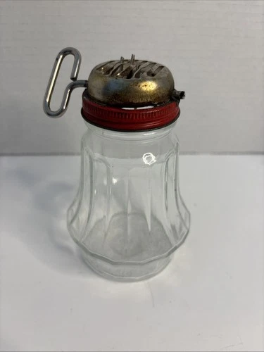 VTG Federal Tool Corp Nut Chopper Red Metal/Glass Grinder Hand Crank Chicago IL