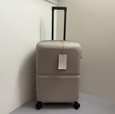 Antler Single Stripe 4 Wheel 68cm Expandable Medium Suitcase Taupe RRP £200.00