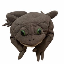 Folkmanis Folktails Bullfrog Hand Puppet Large Toad Frog Full Body Realistic