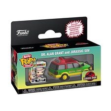 Bitty POP Rides -Jurassic Park - Dr. Alan and SUV Neu & OVP