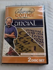 Calligraphy Corner UNCIAL Instruction DVD Dan Nelson New Sealed 2 Disc Set