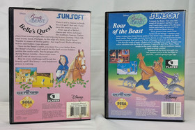Beauty and the Beast Roar of the Beast & Bells Quest Bundle (Sega Genesis 1993)