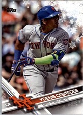 2017 Topps Walmart Holiday Snowflake #HMW116 Yoenis Cespedes - BB