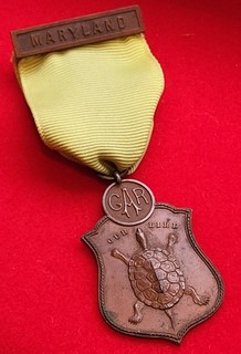 Civil War US Veteran Maryland Badge Medal GAR Grand Army of the Republic