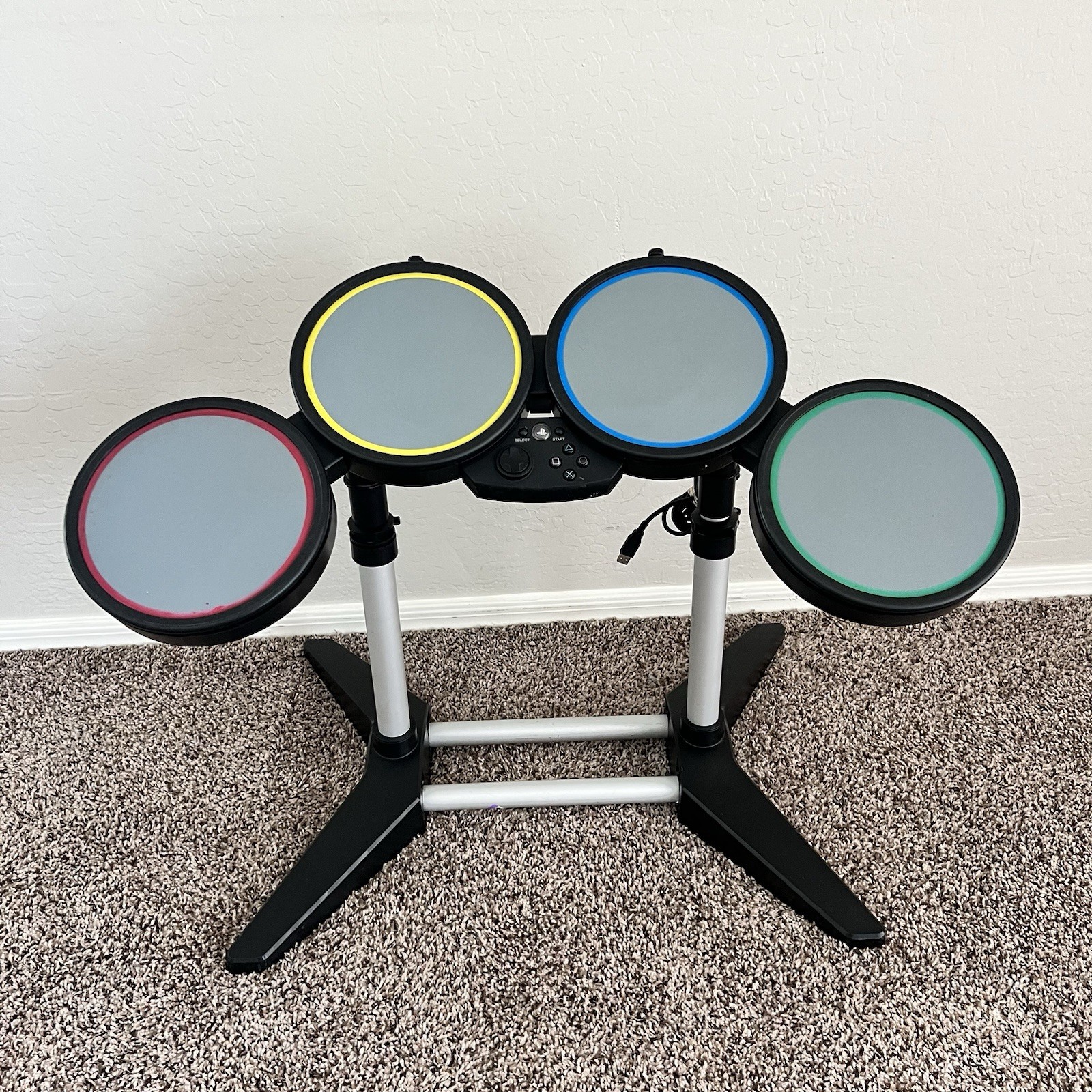 Harmonix 822148 PS3 PS2 PlayStation Rock Band Wired Drums & Stand ONLY!