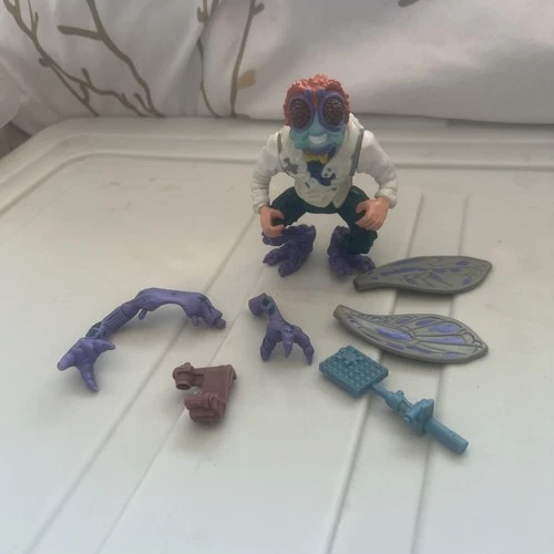 Vintage TMNT Ninja Turtles Figure Baxter Stockman 1989 Complete