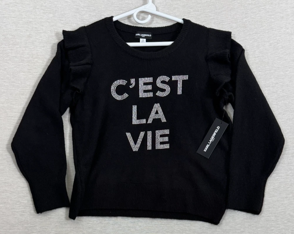 Karl Lagerfeld Black Regular Size Sweaters for Women for sale | eBay