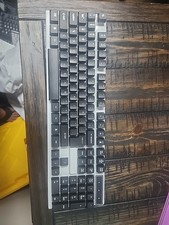 LVLUP Pro Gaming Keyboard LU734 LED Backlit Keys with Light-Up Colors - White