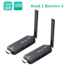 MT-VIKI Wireless HDMI Transmitter and Receiver 1080P 60Hz 100M Plug  Play APP