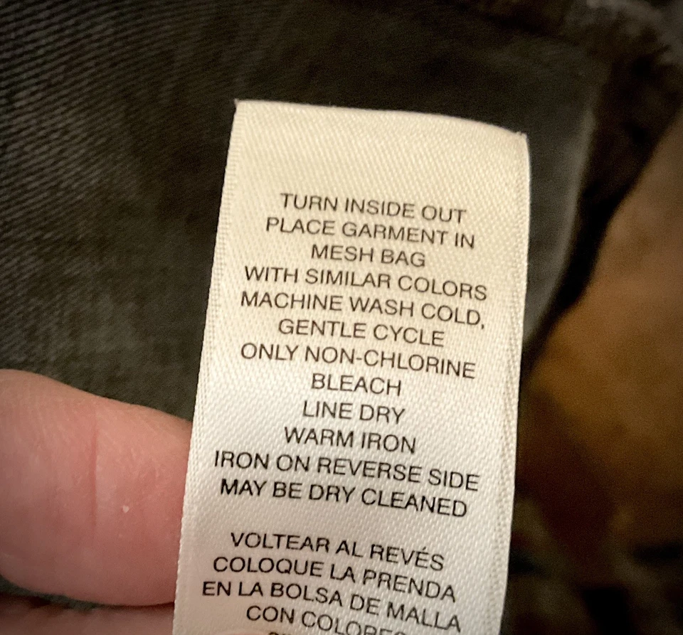 CHAQUETA DE GAMUZA VAQUERA CON FLECOS CHICO'S Talla mediana Foto 4 de 4