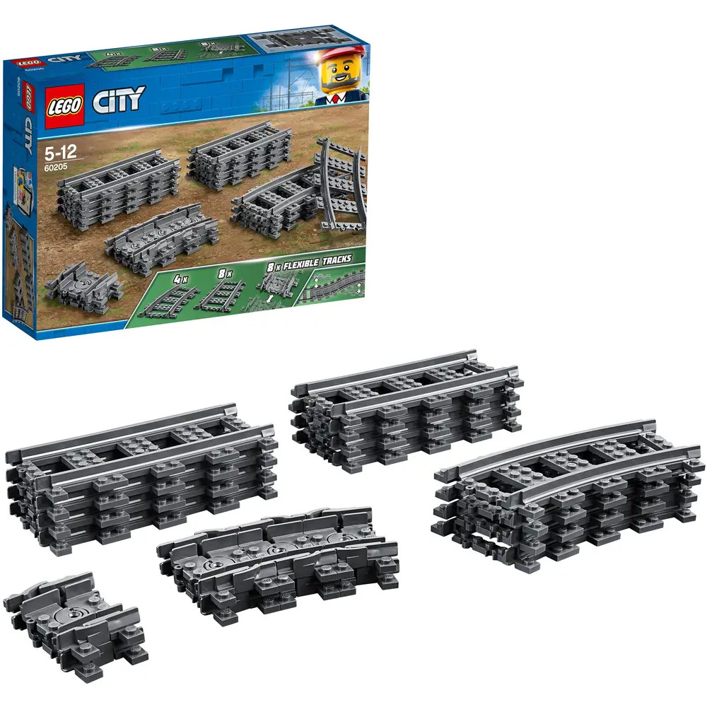 Lego Grau Konstruktionsspiele Schienen City - Bild 7