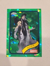 2025 Topps Chrome Marvel Comics Sapphire Green #45 Gorr 47/99