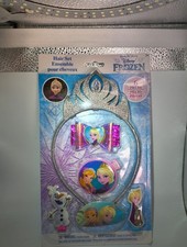 Cosmetic Disney Frozen Hair Set Clip Headband Bow Girls NEW Set of 6