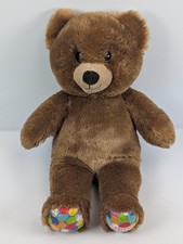 Build-A-Bear Workshop Brown Happy Birthday Bear Plush Stuffed Animal 16" Tall