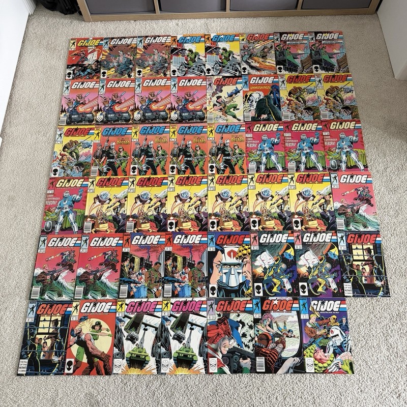 Marvel G.I. Joe A Real American Hero Lot of 47 Comics #30-74 See Details 1984