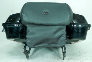 10 Harley Road Glide Touring FLTRX OEM Pass Backrest Tour Pak Luggage NOKey 1371