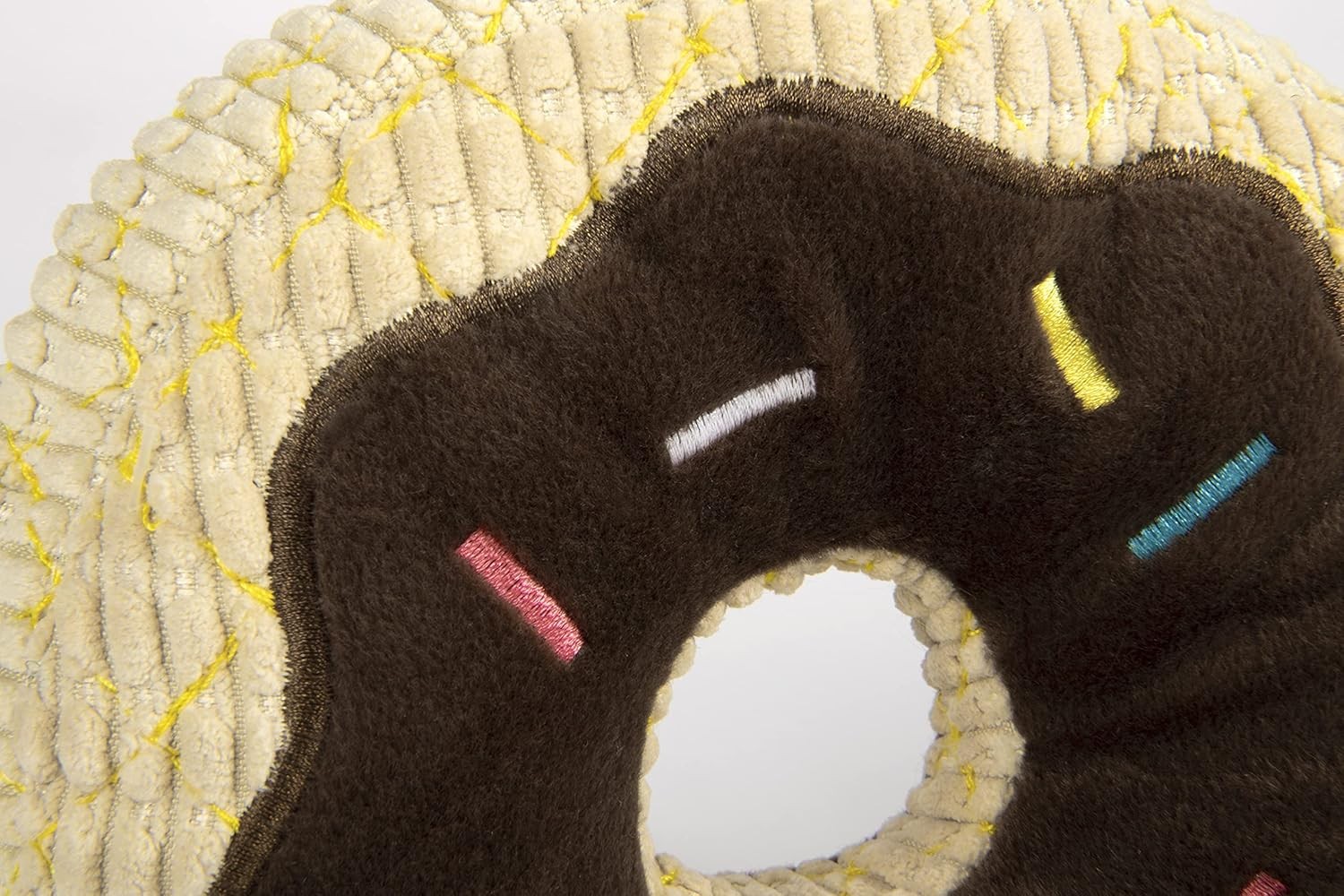 TrustyPup Tough 'N Fun Large, 'N - Chocolate Donut (Brown) 