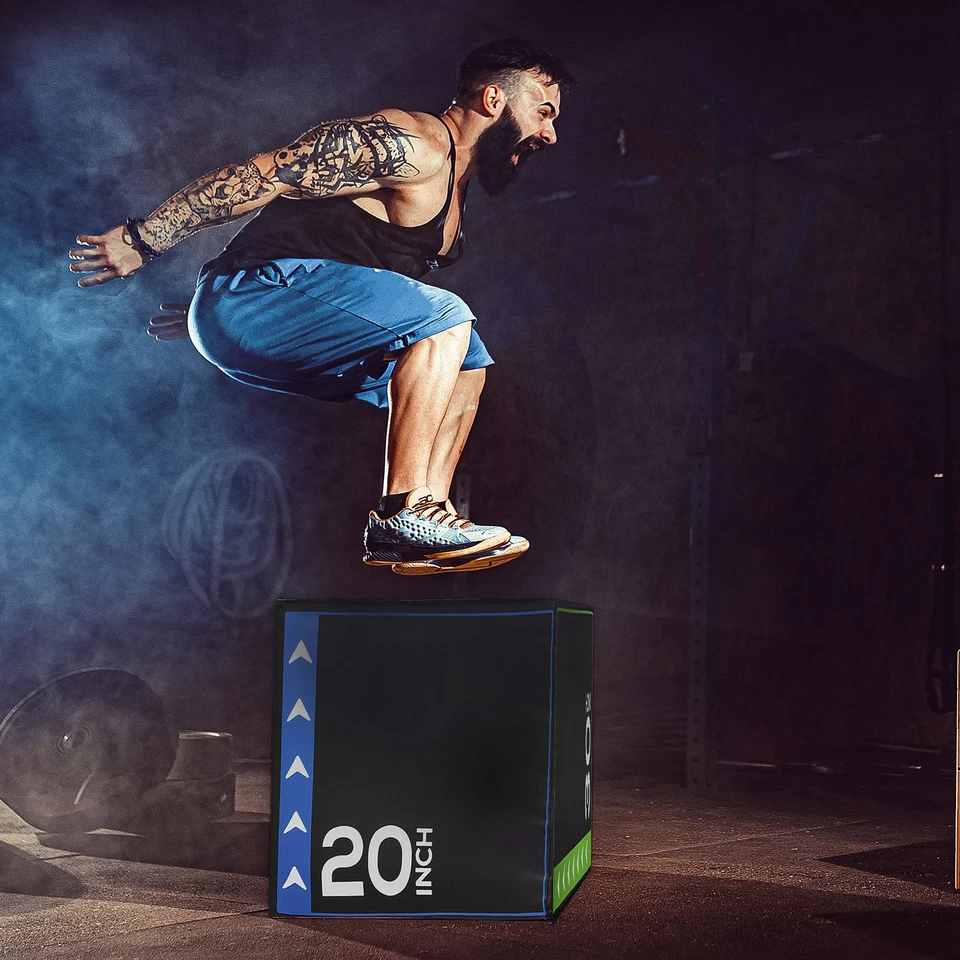 BalanceFrom Fitness 16 Pound Versatile 3 in 1 Plyometric Jumping Exercise Box - Image 4 of 4