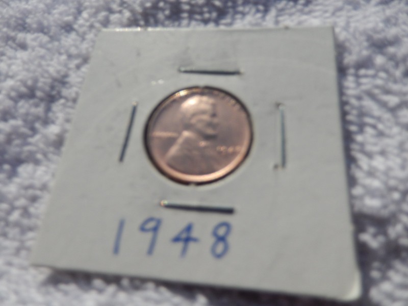 1948 Lincoln Cent Circulated - Perfect For Coin Books!