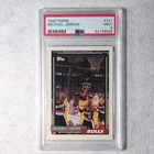 Topps 1992-93 Michael Jordan #141 Chicago Bulls PSA 9 Graded Card